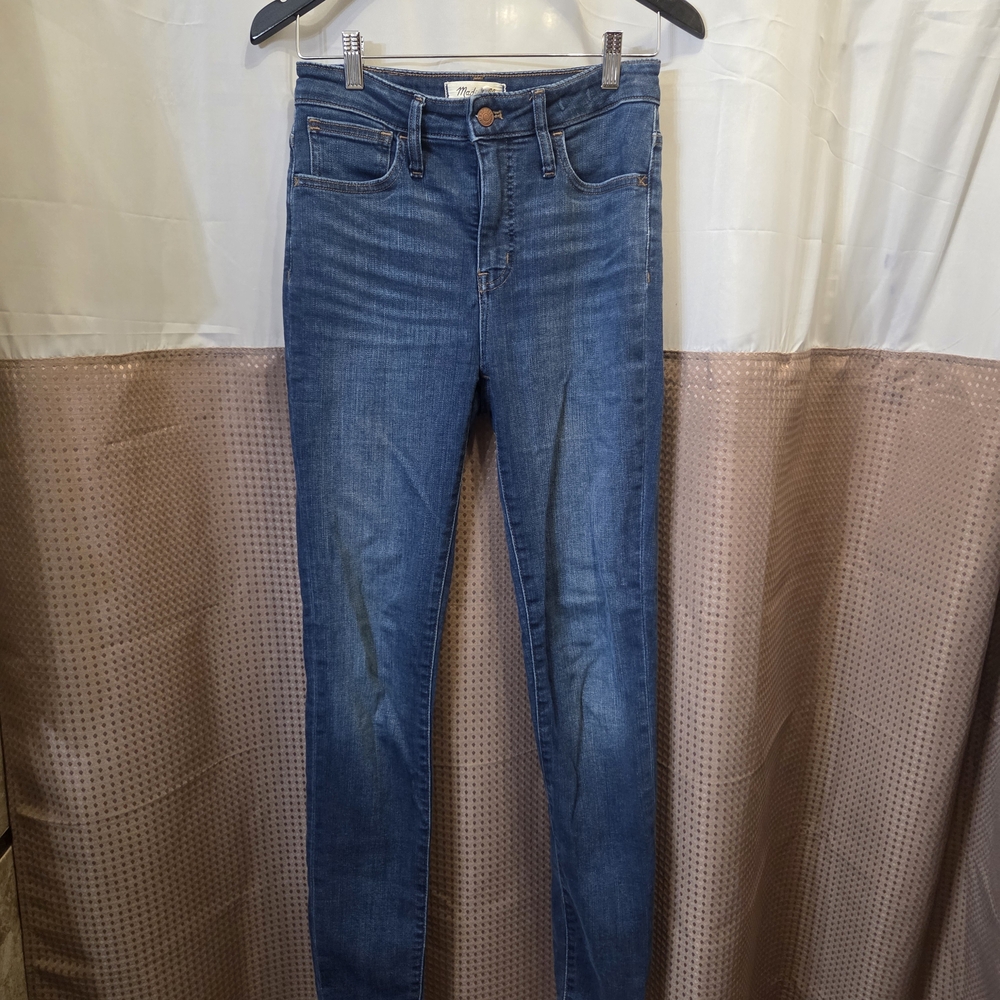Madewell Deep Blue Skinny Jeans